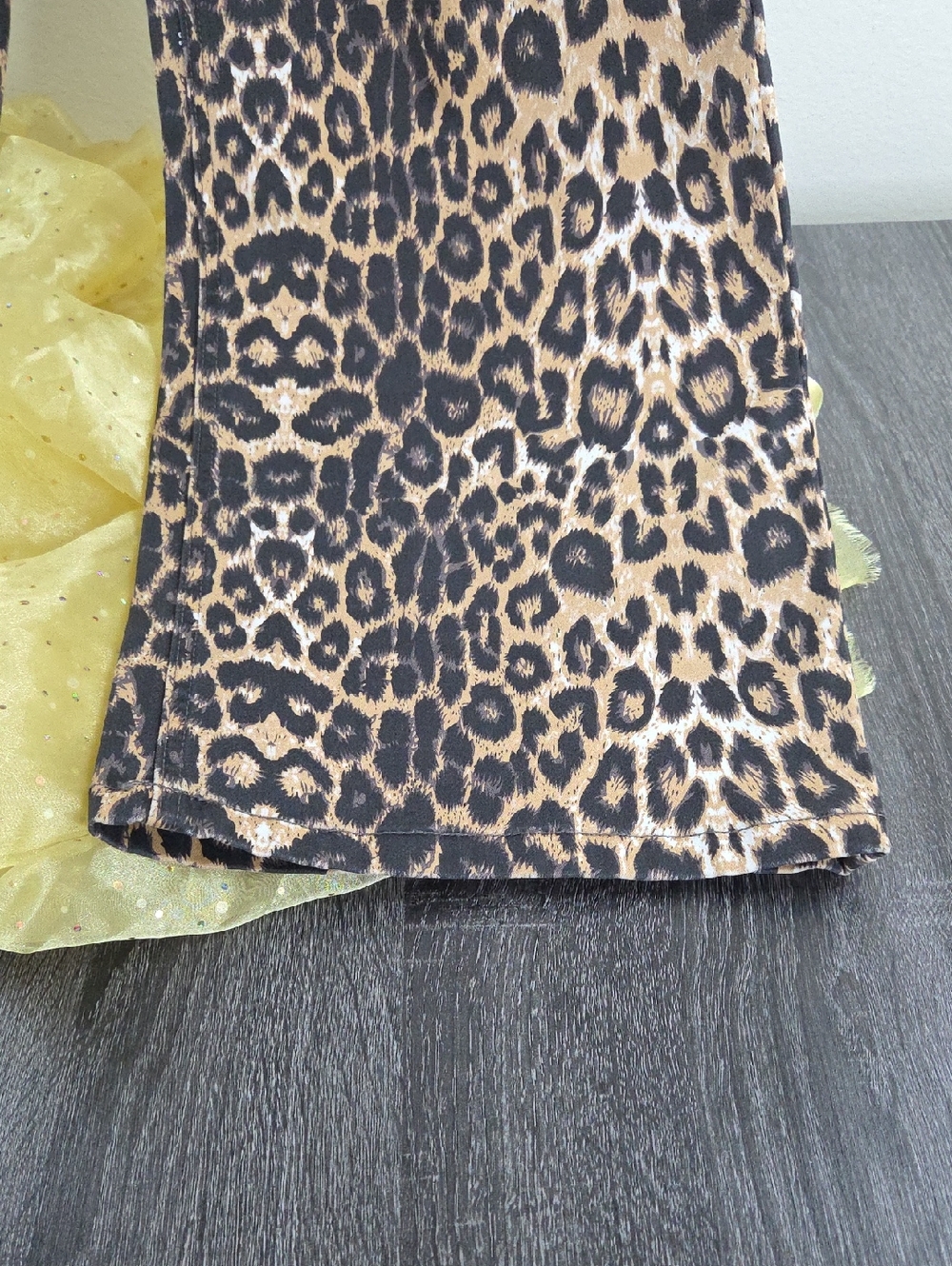 GAMMA RAY Sz 11/30 Leopard Print Wide-Leg Womens Pants Brown Black White NWT$48 - Picture 2 of 16